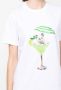 MSGM T-shirt met grafische print Wit - Thumbnail 5