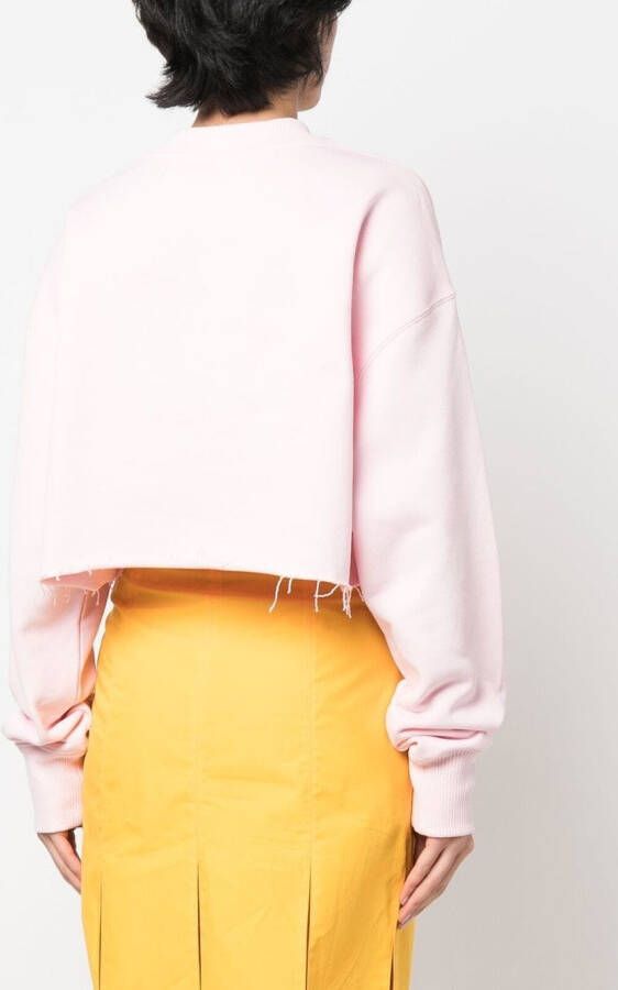 MSGM Cropped sweater Roze
