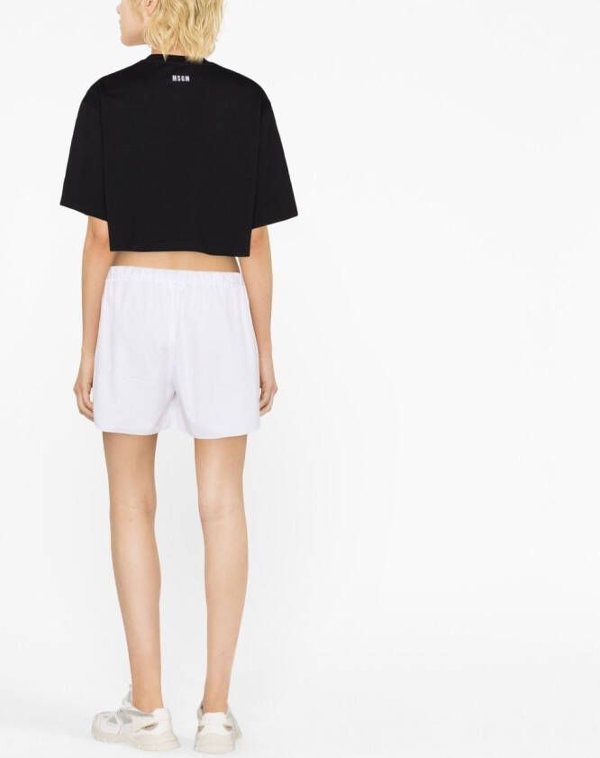 MSGM T-shirt met grafische print Zwart
