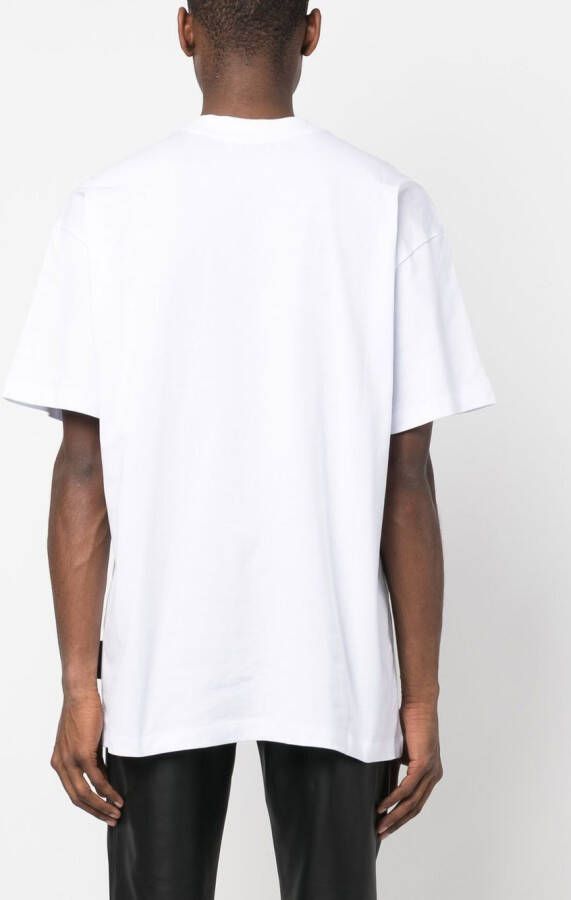 MSGM T-shirt met grafische print Wit