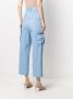 MSGM High waist broek Blauw - Thumbnail 4