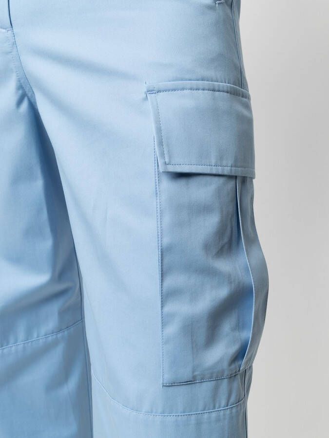MSGM High waist broek Blauw