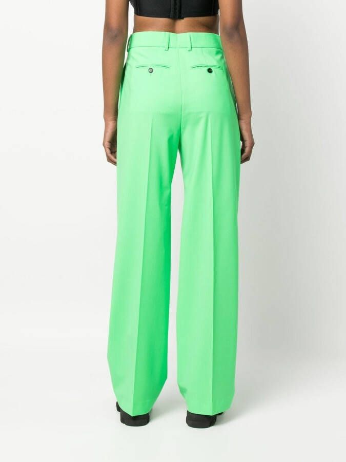 MSGM High waist pantalon Groen