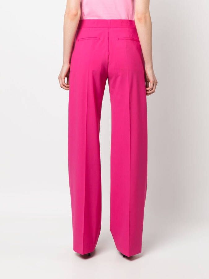 MSGM Broek met wijde pijpen Roze