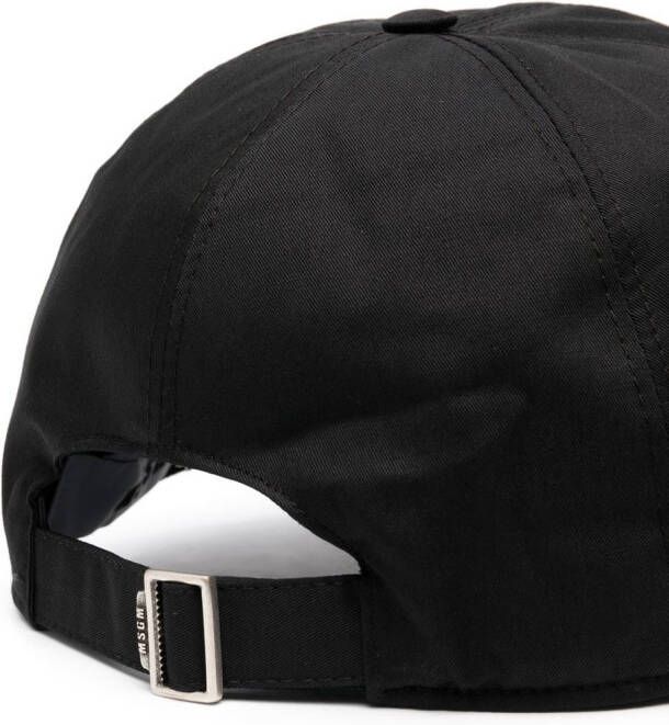 MSGM Honkbalpet met logoprint Zwart