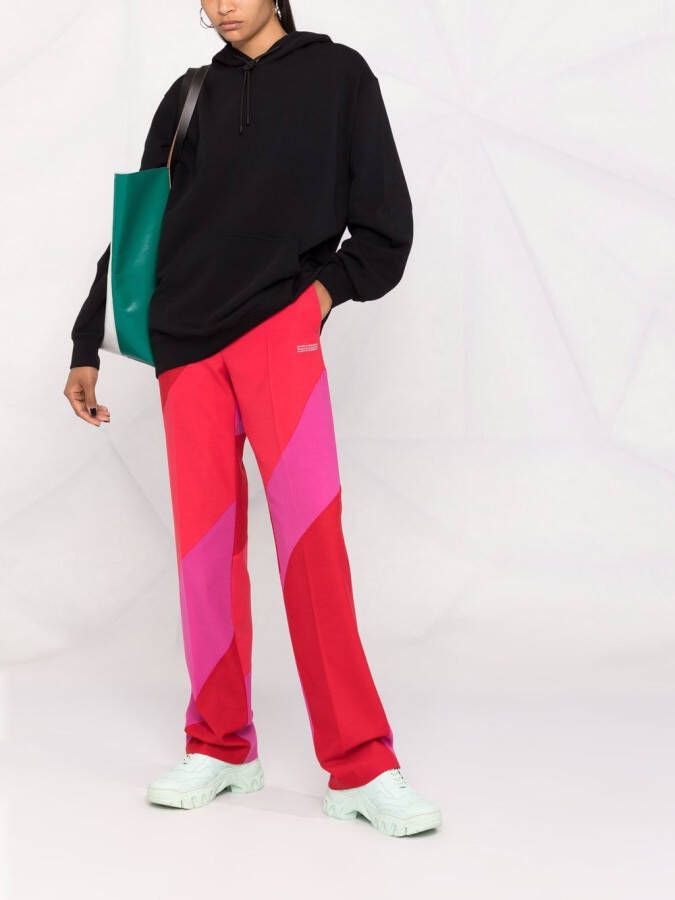 MSGM Hoodie met logo Zwart