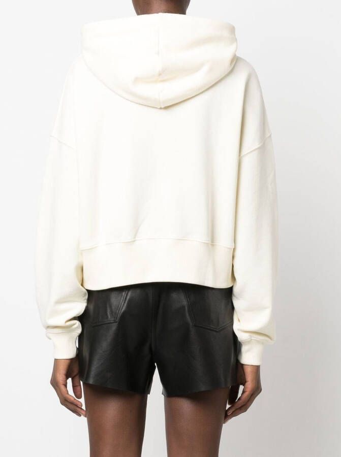 MSGM Hoodie met logoprint Beige