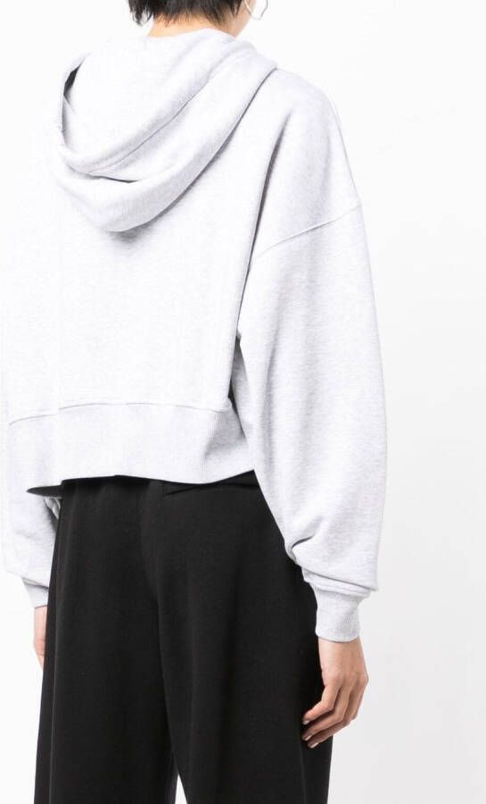 MSGM Hoodie met logoprint Grijs