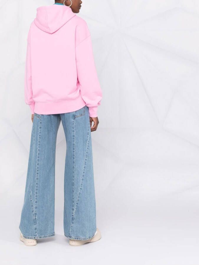 MSGM Hoodie met logoprint Roze
