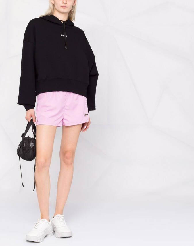 MSGM Hoodie met logoprint Zwart