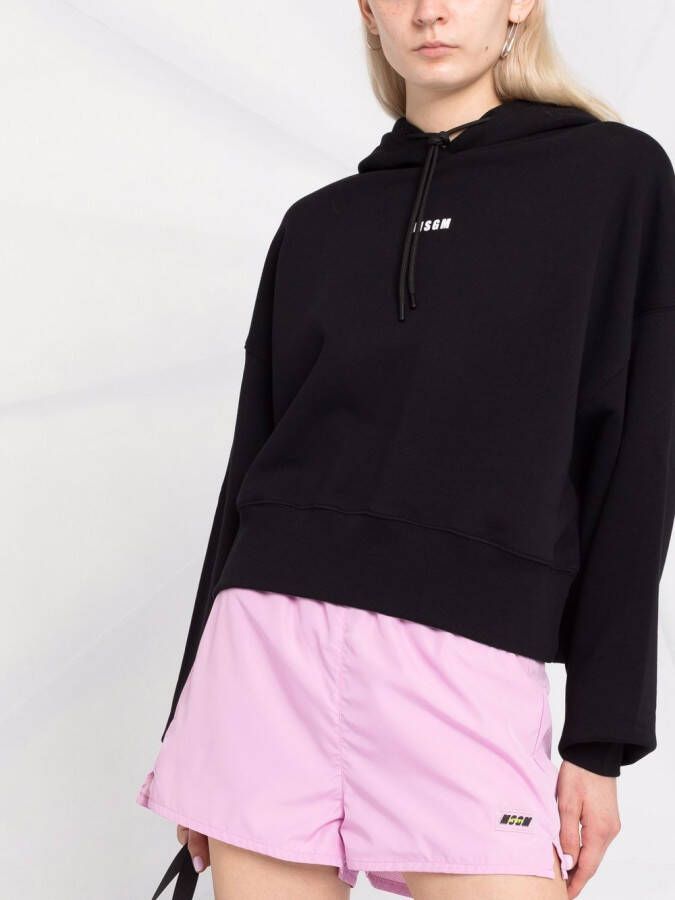 MSGM Hoodie met logoprint Zwart