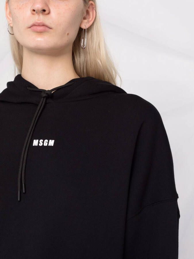 MSGM Hoodie met logoprint Zwart