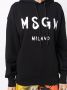 MSGM Hoodie met logoprint Zwart - Thumbnail 5