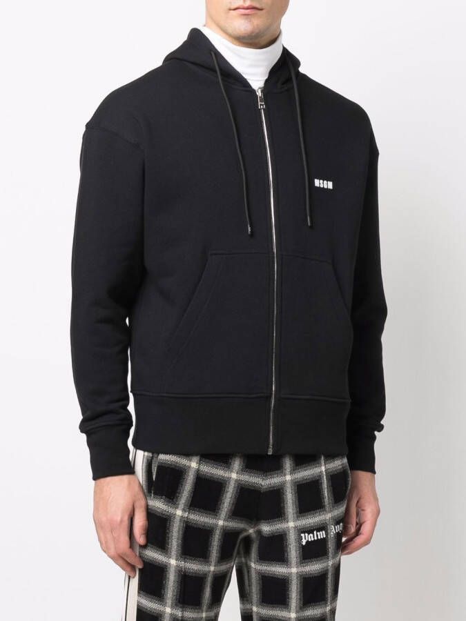 MSGM Hoodie met logoprint Zwart