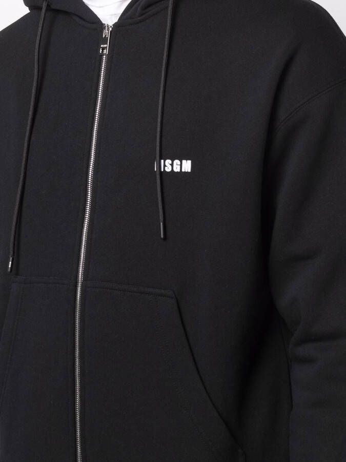 MSGM Hoodie met logoprint Zwart