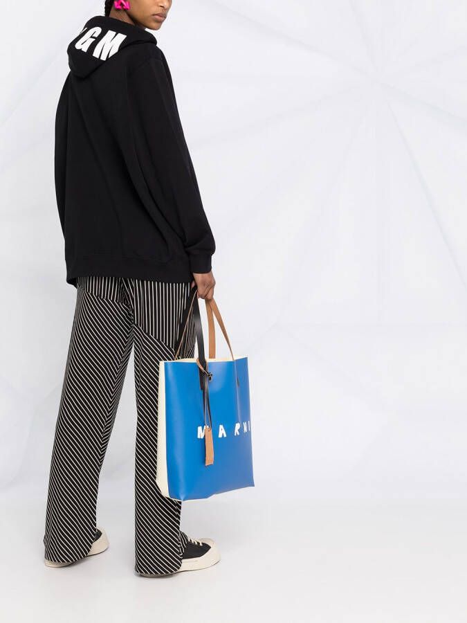MSGM Hoodie met logoprint Zwart