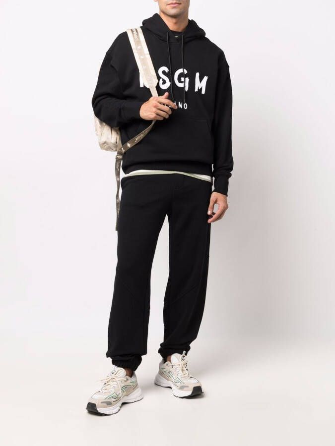 MSGM Hoodie met logoprint Zwart