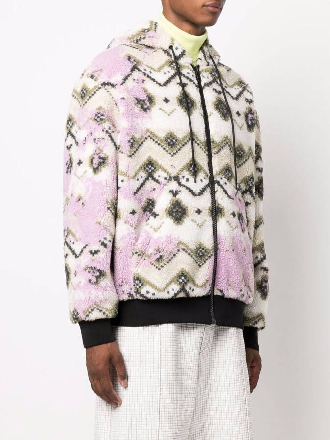 MSGM Jack met capuchon Wit
