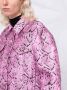 MSGM Jack met slangenhuidprint Roze - Thumbnail 3