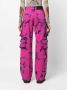 MSGM Jeans met acid wassing Roze - Thumbnail 3