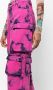 MSGM Jeans met acid wassing Roze - Thumbnail 4