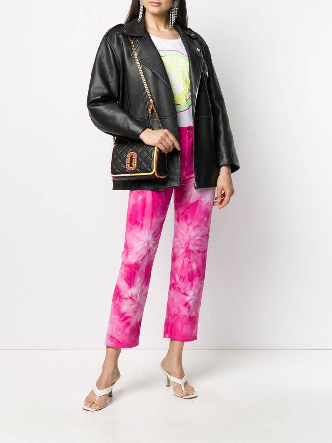 MSGM Jeans met tie-dye print Roze