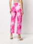 MSGM Jeans met tie-dye print Roze - Thumbnail 4