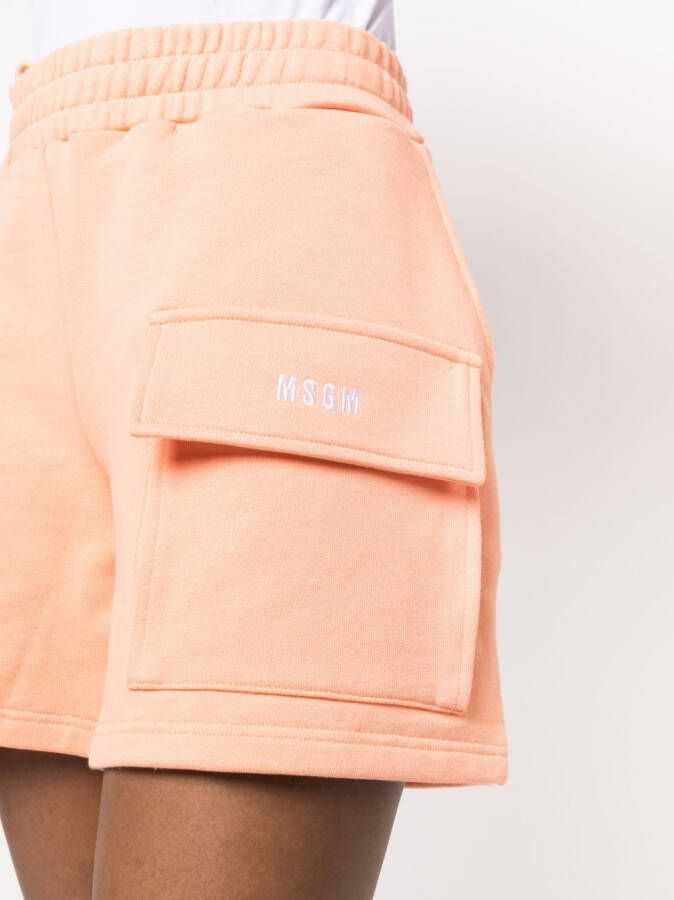 MSGM Jersey shorts Oranje