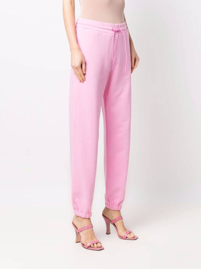 MSGM Trainingsbroek met logoprint Roze