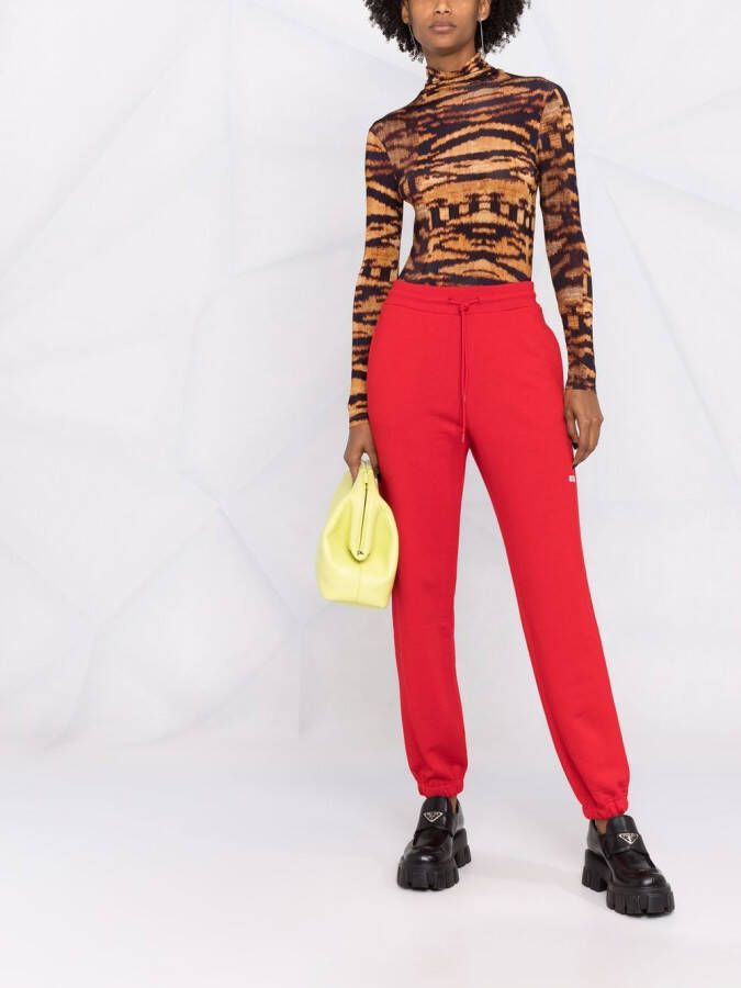 MSGM Joggingbroek met trekkoord Rood