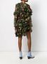 MSGM Jurk met bloemenprint Zwart - Thumbnail 4