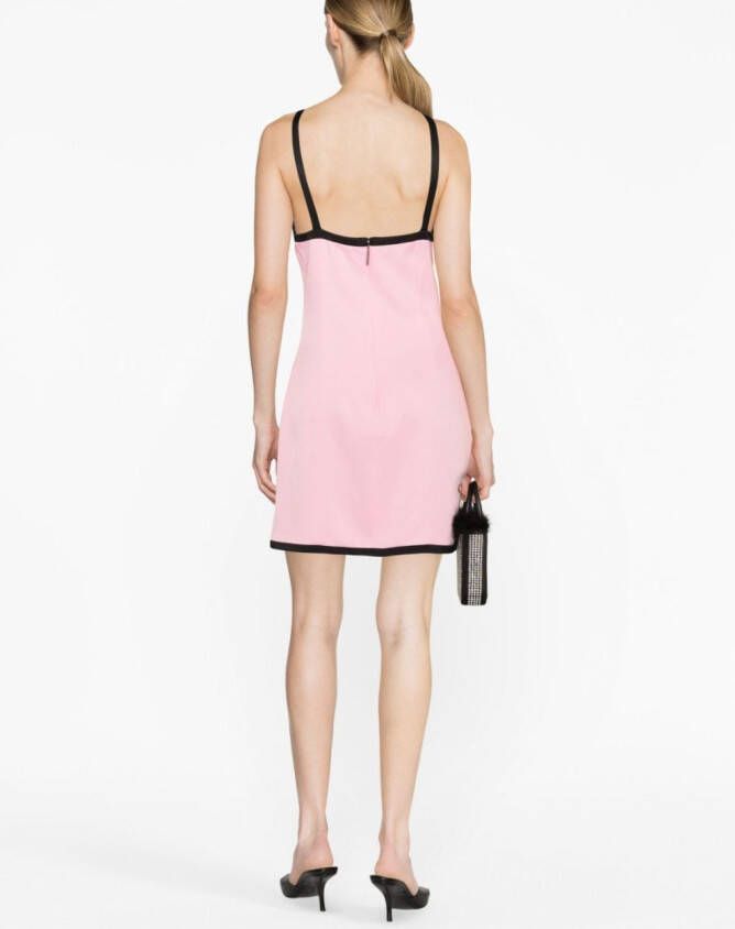 MSGM Jurk met contrasterende afwerking Roze