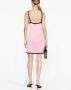 MSGM Jurk met contrasterende afwerking Roze - Thumbnail 4