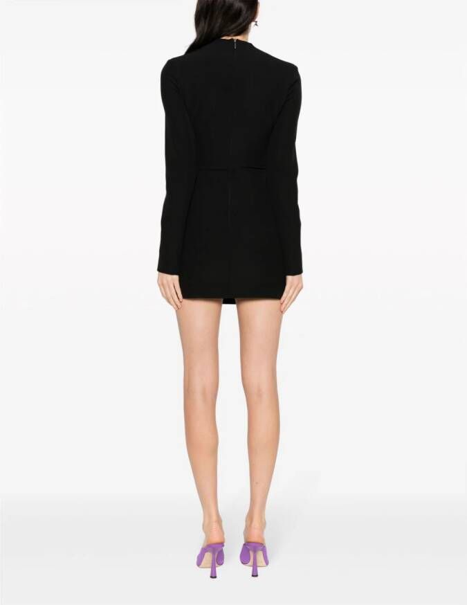 MSGM Jurk met geknoopt detail Zwart