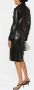 MSGM Jurk van imitatieleer Zwart - Thumbnail 3