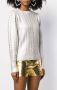 MSGM Kabelgebreide trui Wit - Thumbnail 3