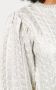 MSGM Kabelgebreide trui Wit - Thumbnail 5