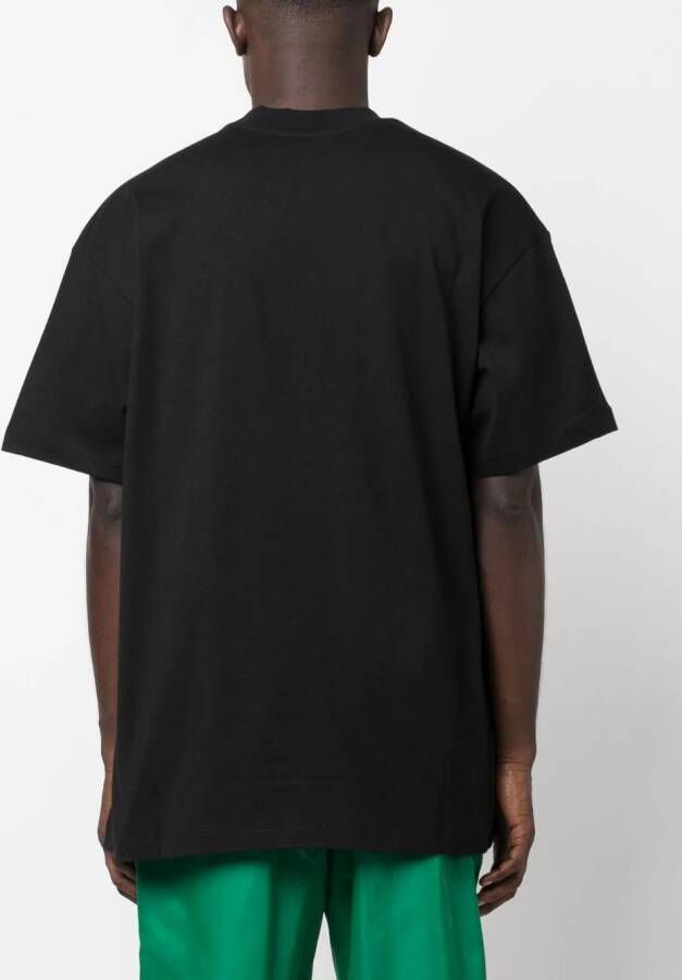 MSGM Katoenen T-shirt Zwart