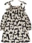 MSGM Kids Jurk met logoprint Beige - Thumbnail 2