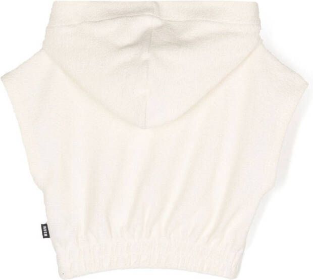 MSGM Kids Pullover met capuchon Beige