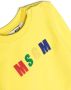 MSGM Kids Sweater met geborduurd logo Geel - Thumbnail 3