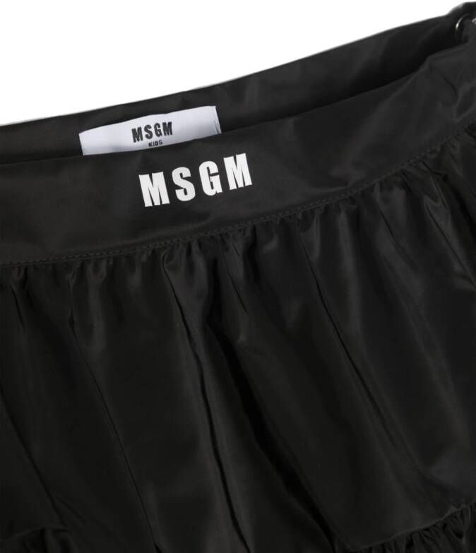 MSGM Kids Flared rok Zwart