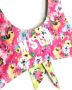 MSGM Kids Bikini met bloe print Roze - Thumbnail 2