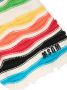 MSGM Kids Gerafelde gebreide shorts Beige - Thumbnail 3