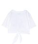 MSGM Kids T-shirt met logoprint Wit - Thumbnail 2
