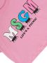 MSGM Kids T-shirt met tekst Roze - Thumbnail 3