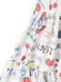 MSGM Kids Handgeverfde jurk Wit - Thumbnail 3