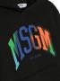 MSGM Kids Hoodie met logoprint Zwart - Thumbnail 3