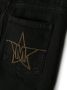 MSGM Kids Jeans met geborduurd logo Zwart - Thumbnail 3