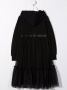 MSGM Kids Jurk met capuchon Zwart - Thumbnail 2